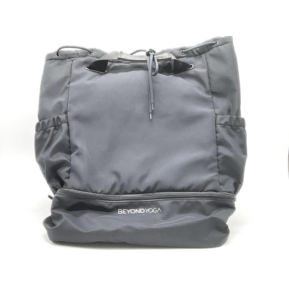 Beyond Yoga Convertible Gym Bag Black Sporty Work Travel Backpack Excellent Cond
